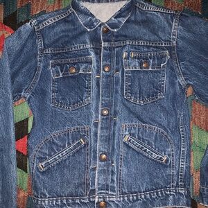 Vintage 1950s 1960s selvedge denim jacket
